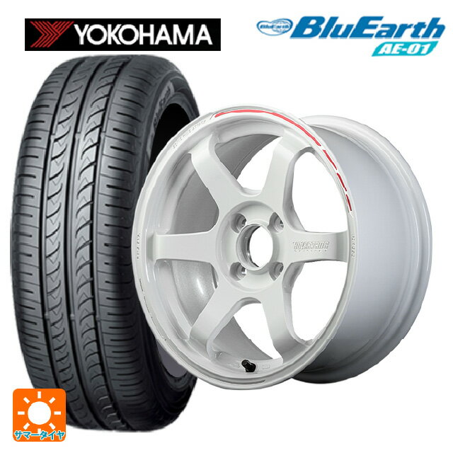 165/65R15 81S ヨコハマ ブルーアース AE01 レイズ ボルクレーシング TE37ソニック タイムアタックエディション WR 15-5.5J 国産車用 サマータイヤホイール4本セット