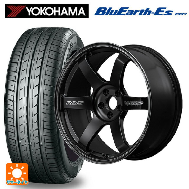 在庫有 【7/26 1:59迄 最大3万円OFFクーポン】スバル フォレスター(SL系)用 225/55R18 98V ヨコハマ ブルーアースEs ES32 # レイズ ボルクレーシング TE37サーガ S-プラス ブラックシャドー PH 新品サマータイヤホイール 4本セット