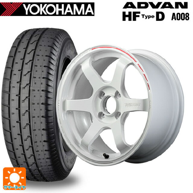 【6/22 20時〜 全品P5倍＆クーポン】195/55R15 85V ヨコハマ アドバン HF Type D A008S 正規品 レイズ ボルクレーシング TE37ソニック タイムアタックエディション WR 15-5.5J 国産車用 サマータイヤホイール4本セット