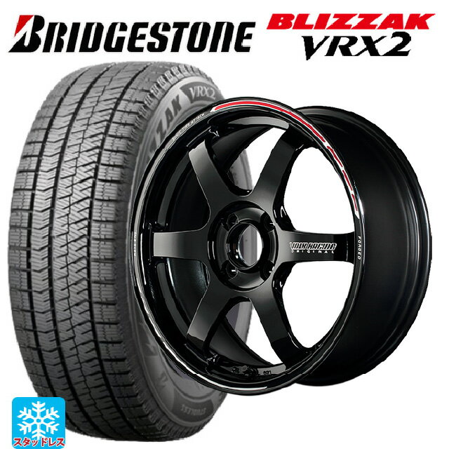 【6/15〜16限定 全品P5倍＆クーポン】165/55R15 75Q ブリヂストン ブリザック VRX2 正規品 レイズ ボルクレーシング TE37ソニック タイムアタックエディション KR 15-5J 国産車用 スタッドレスタイヤホイール4本セット