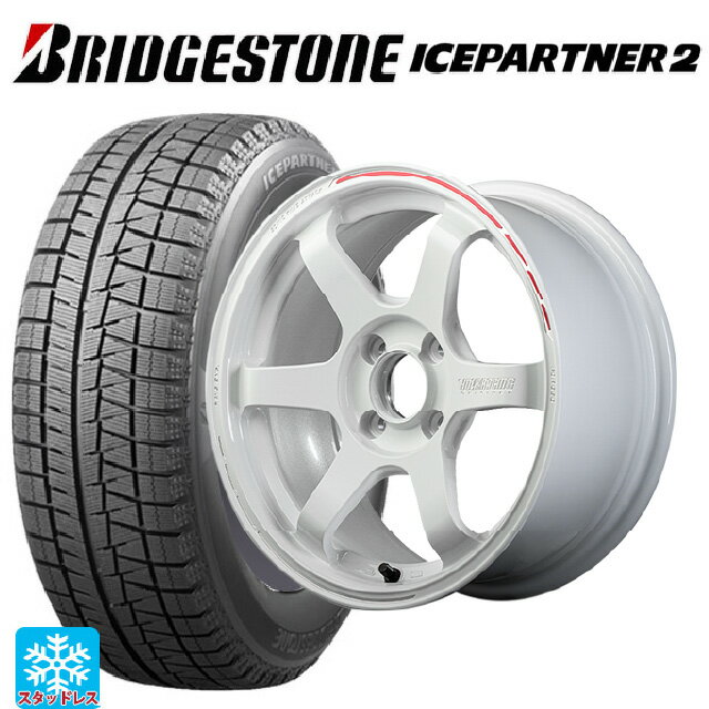 【6/22 20時〜 全品P5倍＆クーポン】185/60R15 84Q ブリヂストン アイスパートナー2 正規品 レイズ ボルクレーシング TE37ソニック タイムアタックエディション WR 15-5.5J 国産車用 スタッドレスタイヤホイール4本セット