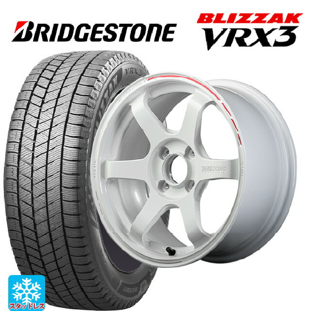 2024年製 175/65R15 84Q ブリヂストン ブリザック VRX3 正規品 # レイズ ボルクレーシング TE37ソニック タイムアタックエディション WR 15-5.5J 国産車用 スタッドレスタイヤホイール4本セット