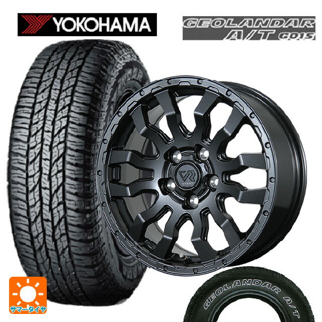 235/70R16 104T ヨコハマ ジオランダー A/T G015 ホワイトレター 正規品 トピー ヴァブロ RR-01 GM 16-7J 国産車用 サマータイヤホイール4本セット