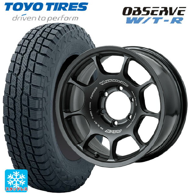 トヨタ ランドクルーザープラド(150系)用 285/70R17 116/113Q トーヨー オブザーブ W/T-R # レイズ ボルクレーシング ZE40X BT 新品スタッドレスタイヤホイール 4本セット