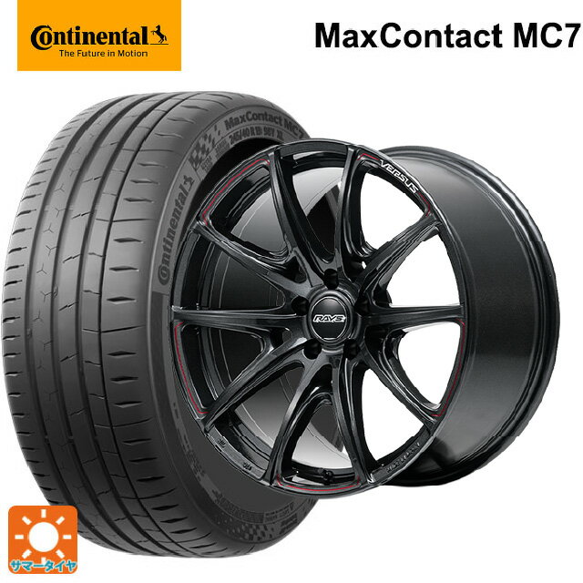 ミツビシ デリカD5(3DA系)用 245/45R19 102Y XL コンチネンタル マックスコンタクト MC7 正規品 レイズ ベルサス VV25R 68J 新品サマータイヤホイール 4本セット