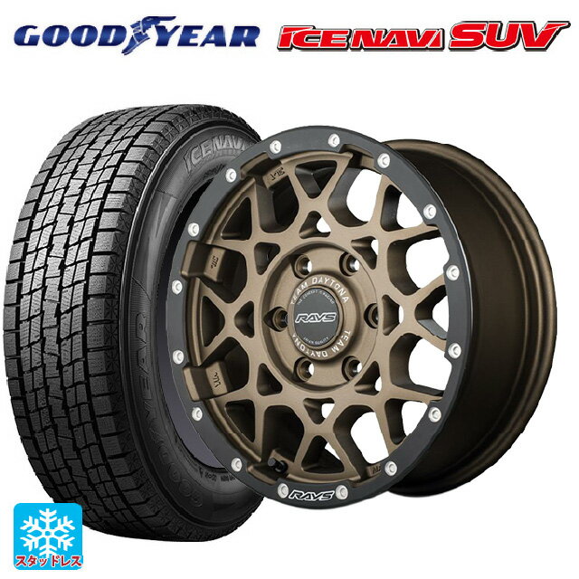 215/65R16 98Q グッドイヤー アイスナビ SUV レイズ チームデイトナ M8 xB エディション ZM 16-7J 国産車用 スタッドレスタイヤホイール4本セット