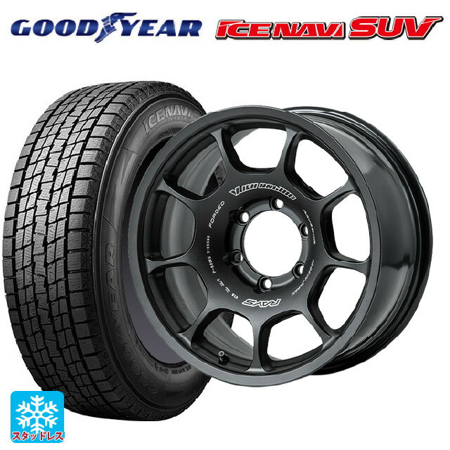 トヨタ ランドクルーザープラド(150系)用 2024年製 265/65R17 112Q グッドイヤー アイスナビ SUV # レイズ ボルクレーシング ZE40X BT 新品スタッドレスタイヤホイール 4本セット