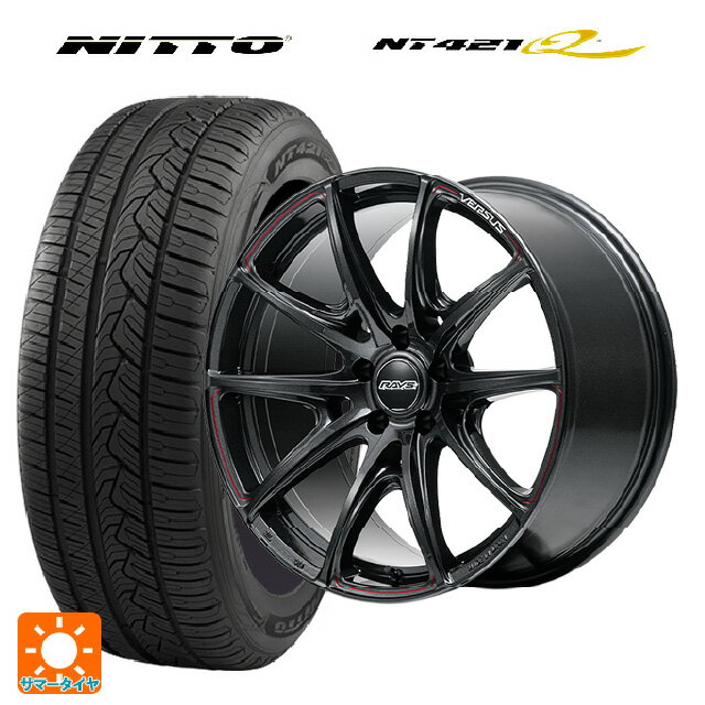 トヨタ ヴェルファイア(40系)用 225/55R19 99V ニットー NT421Q レイズ ベルサス VV25R 68J 新品サマータイヤホイール 4本セット