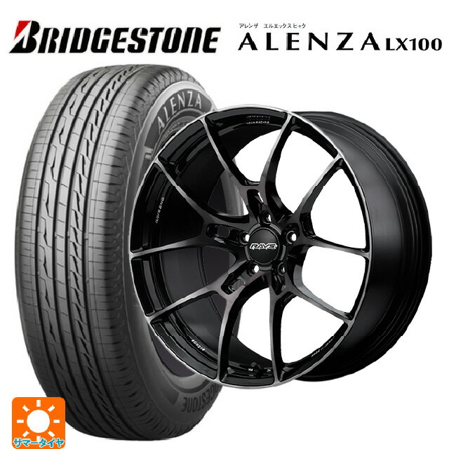 スバル フォレスター(SL系)用 235/50R19 99V ブリヂストン アレンザLX100 正規品 # レイズ ボルクレーシング G025 LTD KK 新品サマータイヤホイール 4本セット