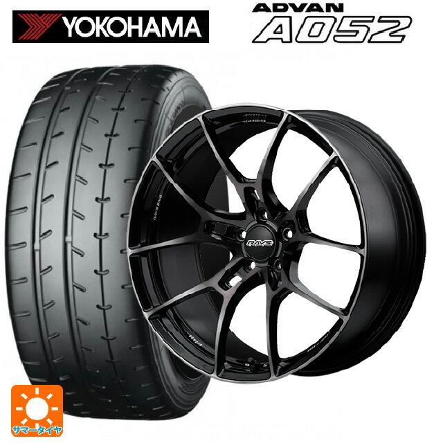 【6/22 20時〜 全品P5倍＆クーポン】245/40R18 97Y XL ヨコハマ アドバン A052 正規品 レイズ ボルクレーシング G025 LTD KK 18-8J 国産車用 サマータイヤホイール4本セット