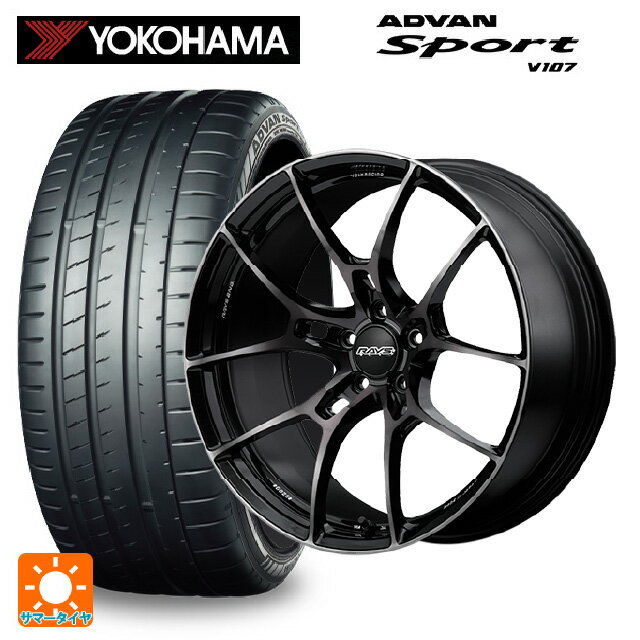 【6/11 1:59迄 全品ポイント5倍】225/40R18 92Y XL ヨコハマ アドバンスポーツ V107 正規品 レイズ ボルクレーシング G025 LTD KK 18-7.5J 国産車用 サマータイヤホイール4本セット