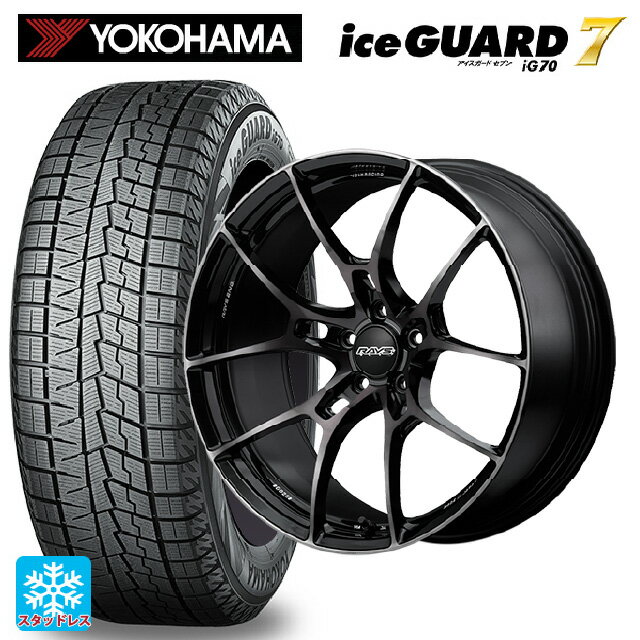 【6/22 20時〜 全品P5倍＆クーポン】2024年製 245/45R19 10Q ヨコハマ アイスガード7(IG70) レイズ ボルクレーシング G025 LTD KK 19-8.5J 国産車用 スタッドレスタイヤホイール4本セット