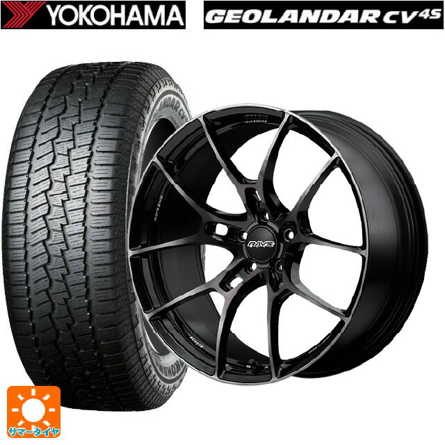【6/15〜16限定 全品P5倍＆クーポン】トヨタ ヴェルファイア(40系)用 225/55R19 99V ヨコハマ ジオランダー CV G058 正規品 レイズ ボルクレーシング G025 LTD KK 新品サマータイヤホイール 4本セット