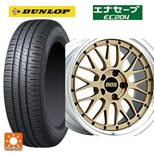 【6/11 1:59迄 全品ポイント5倍】215/45R18 93W ダンロップ エナセーブEC204 BBS LM GL-SLD 18-8J 国産車用 サマータイヤホイール4本セット