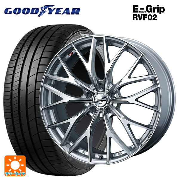 トヨタ アルファード(30系)用 235/50R18 101W XL グッドイヤー エフィシェントグリップ RVF02 レオニス MX HS3/SC 新品サマータイヤホイール 4本セット