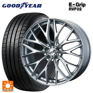 トヨタ アルファード(30系)用 235/50R18 101W XL グッドイヤー エフィシェントグリップ RVF02 レオニス MX HS3/SC 新品サマータイヤホイール 4本セット