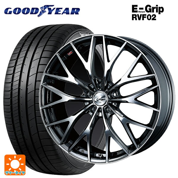 ホンダ ZR-V(RZ4)用 225/60R17 99H グッドイヤー エフィシェントグリップ RVF02 ウェッズ レオニス MX BMCMC 新品サマータイヤホイール 4本セット