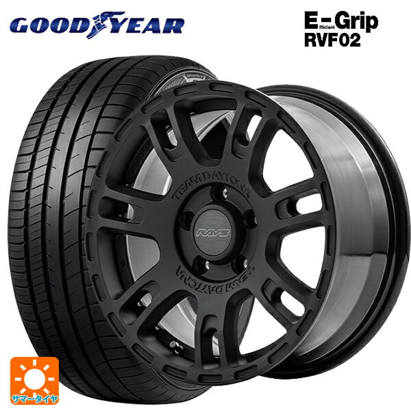 【最大3万円OFFクーポン 5/16 1:59迄】205/60R16 92V グッドイヤー エフィシェントグリップ RVF02 レイズ チームデイトナ D207 BZZ 16-7J 国産車用 サマータイヤホイール4本セット