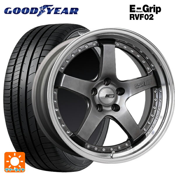 245/40R20 99W XL グッドイヤー エフィシェントグリップ RVF02 タナベ SSR プロフェッサー SP4 チタンシルバー 20-8.5J 国産車用 サマータイヤホイール4本セット