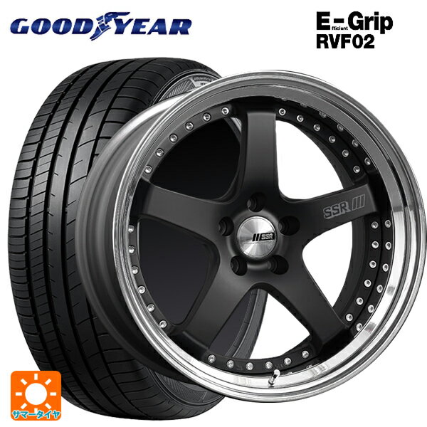 225/45R18 95W XL グッドイヤー エフィシェントグリップ RVF02 タナベ SSR プロフェッサー SP4 フラットブラック 18-7J 国産車用 サマータイヤホイール4本セット