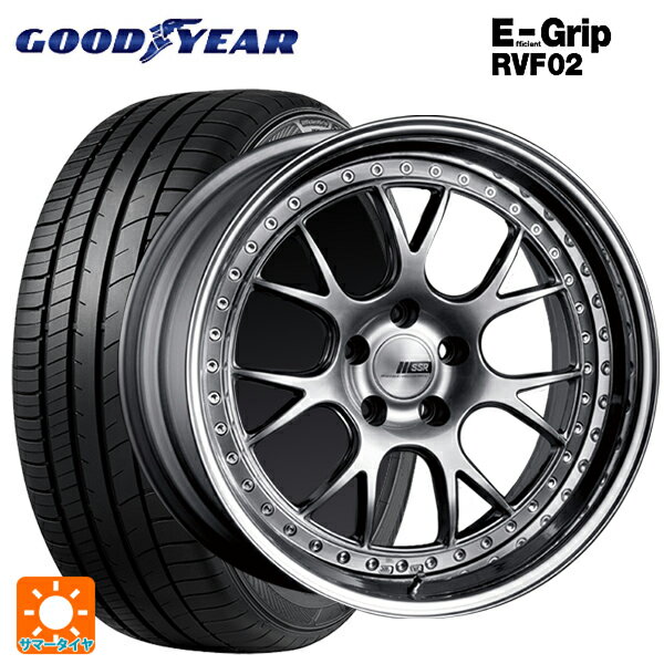 【5/25限定抽選で100％ポイントバック】245/40R20 99W XL グッドイヤー エフィシェントグリップ RVF02 タナベ SSR プロフェッサー MS3 チタンシルバー 20-8.5J 国産車用 サマータイヤホイール4本セット