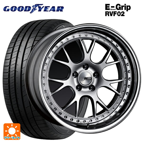 225/45R18 95W XL グッドイヤー エフィシェントグリップ RVF02 タナベ SSR プロフェッサー MS3 シルバー 18-7J 国産車用 サマータイヤホイール4本セット