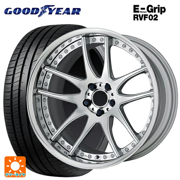 【6/22 20時〜 全品P5倍＆クーポン】245/40R20 99W XL グッドイヤー エフィシェントグリップ RVF02 ワーク エモーション CR 3P BS 20-8.5J 国産車用 サマータイヤホイール4本セット
