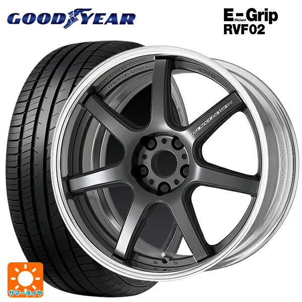 225/40R19 93W XL グッドイヤー エフィシェントグリップ RVF02 ワーク エモーション T7R 2P MGM 19-8J 国産車用 サマータイヤホイール4本セット