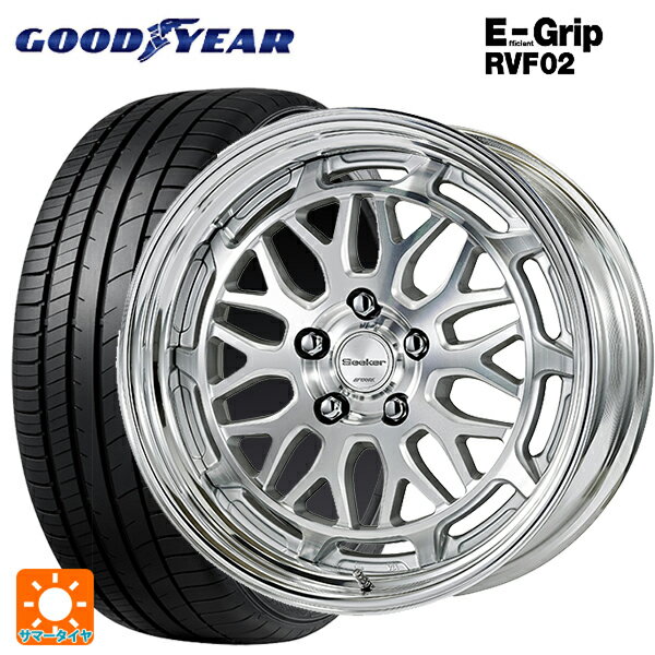 【6/11 1:59迄 全品ポイント5倍】215/45R18 93W XL グッドイヤー エフィシェントグリップ RVF02 ワーク シーカー MX MSP 18-7.5J 国産車用 サマータイヤホイール4本セット