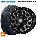 4/20限定 エントリーで最大100％ポイントバック215/70R16 100T トーヨー オープンカントリー AT3 ホワイトレター エクシズルライン デルタフォース オーバル ブラックマシニング 16-5.5J 国産車用 サマータイヤホイール4本セット