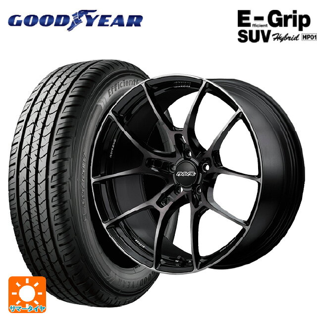 235/55R20 102V グッドイヤー エフィシェントグリップSUV HP01 レイズ ボルクレーシング G025 LTD KK 20-8.5J 国産車用 サマータイヤホイール4本セット