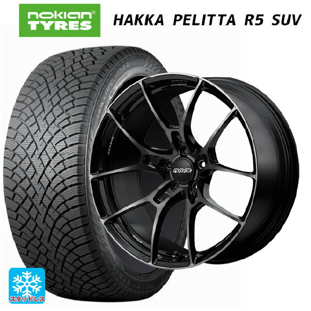 【6/11 1:59迄 全品ポイント5倍】225/55R18 102R XL ノキアン ハッカペリッタR5 SUV レイズ ボルクレーシング G025 LTD KK 18-7.5J 国産車用 スタッドレスタイヤホイール4本セット