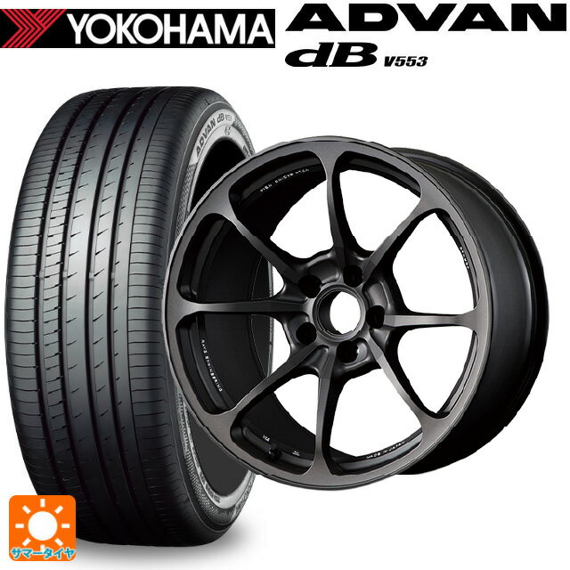 【6/15〜16限定 全品P5倍＆クーポン】215/45R18 93W XL ヨコハマ アドバンデシベル V553 正規品 レイズ ボルクレーシング NE24 MT 18-7.5J 国産車用 サマータイヤホイール4本セット