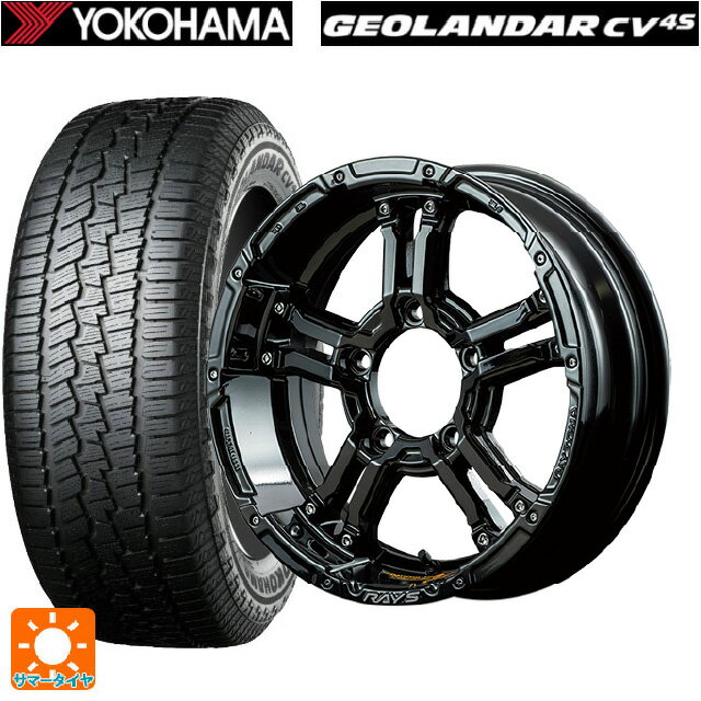 スズキ ジムニーシエラ(74系)用 225/70R16 103H ヨコハマ ジオランダー CV G058 正規品 レイズ チームデイトナ FDX-J コレクション BNN 新品サマータイヤホイール 5本セット