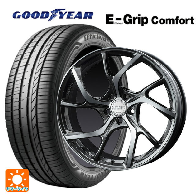 235/55R19 101W グッドイヤー エフィシェントグリップ コンフォート レイズ VMF C-01 HX 19-8J 国産車用 サマータイヤホイール4本セット