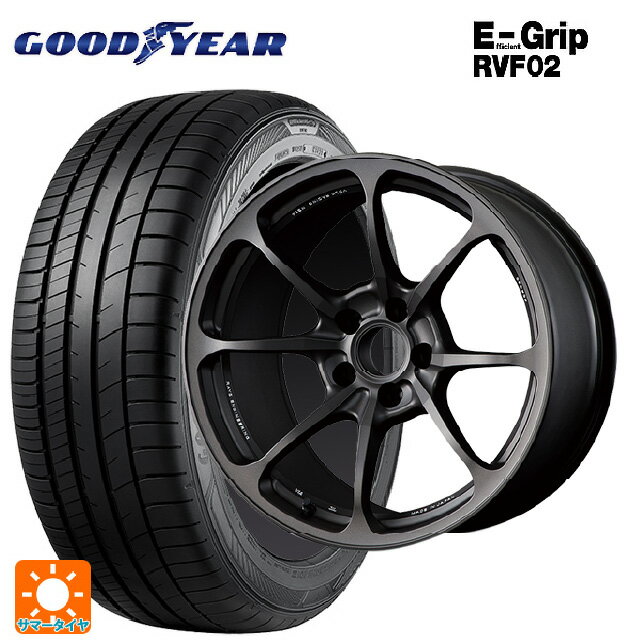 【6/22 20時〜 全品P5倍＆クーポン】225/40R19 93W XL グッドイヤー エフィシェントグリップ RVF02 レイズ ボルクレーシング NE24 MT 19-8J 国産車用 サマータイヤホイール4本セット