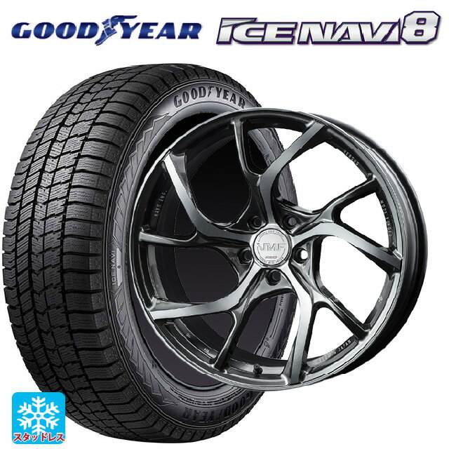 【6/11 1:59迄 全品ポイント5倍】245/40R19 98Q XL グッドイヤー アイスナビ8 # レイズ VMF C-01 HX 19-8.5J 国産車用 スタッドレスタイヤホイール4本セット