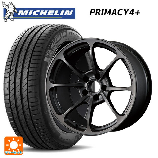 【6/22 20時〜 全品P5倍＆クーポン】225/45R18 95Y XL ミシュラン 正規品 プライマシー4＋ # レイズ ボルクレーシング NE24 MT 18-7.5J 国産車用 サマータイヤホイール4本セット