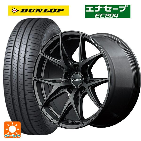 【6/11 1:59迄 全品ポイント5倍】215/45R18 93W ダンロップ エナセーブEC204 レイズ ベルサス VV21S APJ 18-8J 国産車用 サマータイヤホイール4本セット