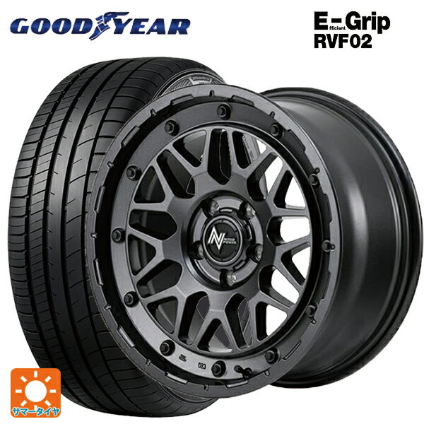 【6/11 1:59迄 全品ポイント5倍】205/55R16 94V XL グッドイヤー エフィシェントグリップ RVF02 エムアイディー ナイトロパワー M29 スティンガー # バレルブラック 16-7J 国産車用 サマータイヤホイール4本セット