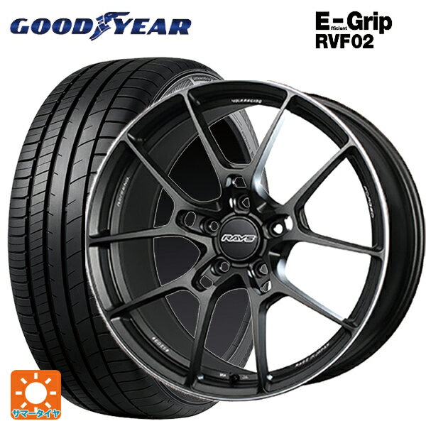 【6/15〜16限定 全品P5倍＆クーポン】トヨタ ヴェルファイア(40系)用 225/55R19 103W XL グッドイヤー エフィシェントグリップ RVF02 # レイズ ボルクレーシング G025 MK 新品サマータイヤホイール 4本セット