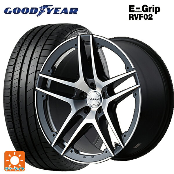 225/40R19 93W XL グッドイヤー エフィシェントグリップ RVF02 エムアイディー MTW TW025 SGM 19-7.5J 国産車用 サマータイヤホイール4本セット