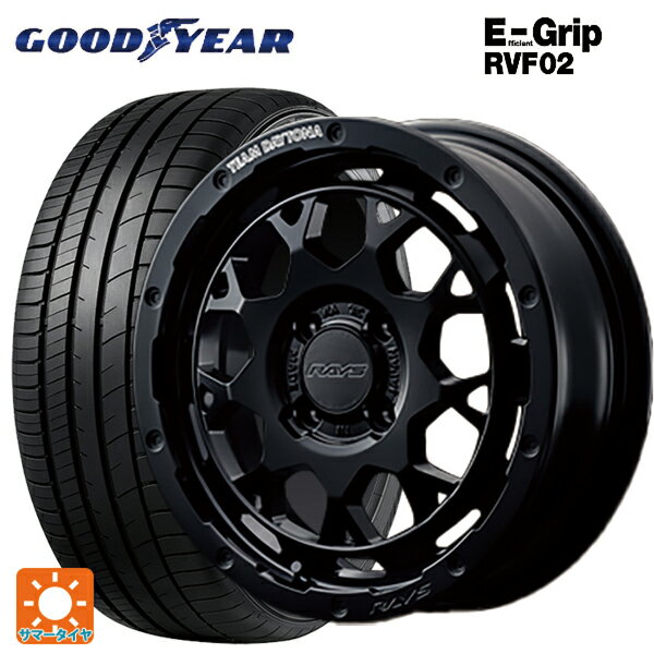 165/55R15 75V グッドイヤー エフィシェントグリップ RVF02 レイズ チームデイトナ M9+ BOJ 15-5J 国産車用 サマータイヤホイール4本セット