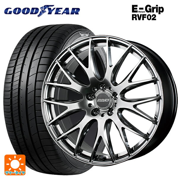 ホンダ ZR-V(RZ4)用 225/55R18 102V XL グッドイヤー エフィシェントグリップ RVF02 レイズ ホムラ 2X9 プラス QNK 新品サマータイヤホイール 4本セット