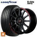 ホンダ ZR-V(RZ4)用 215/60R17 100H XL グッドイヤー エフィシェントグリップ RVF02 アールエムピーレーシング GR12 クリスタルブラック／ストロボレッド 新品サマータイヤホイール 4本セット