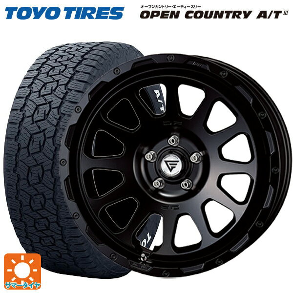 トヨタ ランドクルーザー250(250系)用 265/60R20 112H トーヨー オープンカントリー AT3 ホワイトレター デルタフォース オーバル サテンブラック 新品サマータイヤホイール 4本セット