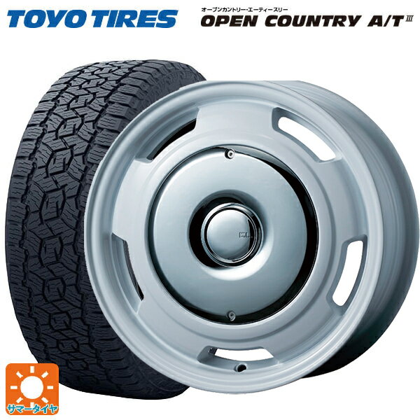 プジョー リフター()用 215/65R16 109/107R トーヨー オープンカントリー AT3 ホワイトレター ティーエーエス コレクティブライン ラテ ホワイト/クローム 新品サマータイヤホイール 4本セット