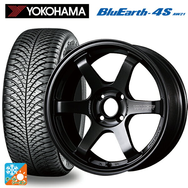 【6/15〜16限定 全品P5倍＆クーポン】165/55R15 75V ヨコハマ ブルーアース4S AW21 レイズ ボルクレーシング TE37ソニック # MM 15-5J 国産車用 オールシーズンタイヤホイール4本セット