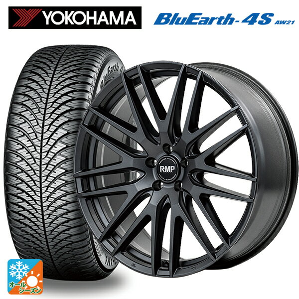 【9/3 20時〜 全品P5倍＆クーポン】スバル レガシィアウトバック(BS系)用 225/65R17 106V XL ヨコハマ ブルーアース4S AW21 エムアイディー MID エクスクルーシブ 029F セミグロスガンメタ/リムエッジDC/ロゴマシニング 新品オールシーズンタイヤホイール 4本セ