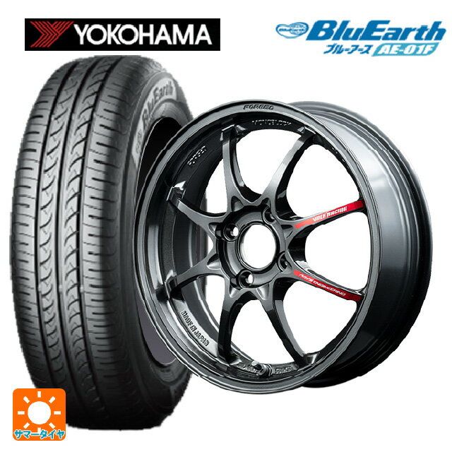 【6/22 20時〜 全品P5倍＆クーポン】175/65R14 82S ヨコハマ ブルーアース AE01F レイズ ボルクレーシング TE37 BR 14-6J 国産車用 サマータイヤホイール4本セット